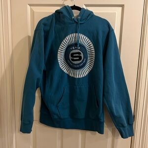 Men's Large Supreme Hoodie Large S with supreme logo all around EUC